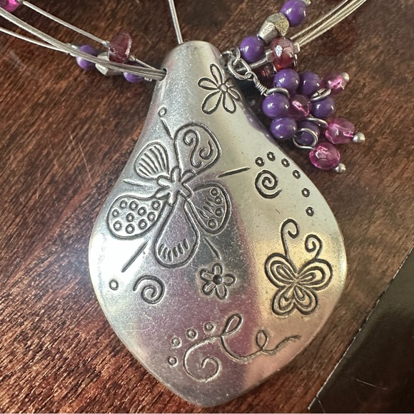 NWT Chicos necklace & earring set - Picture 5 of 9